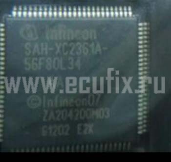 Микроконтроллер SAH-XC2361A-56F80L34AA