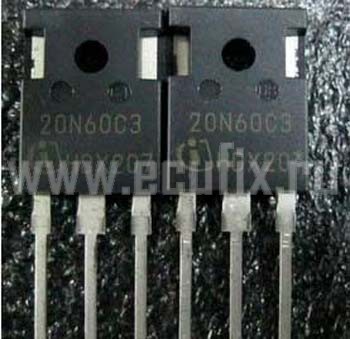 Транзистор 2SJ412 B1391 D2101 20N60C3