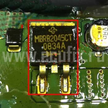 Диод шоттки MBRB2045CT