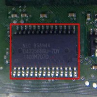 Микросхема NEC D43256BGU-70LL