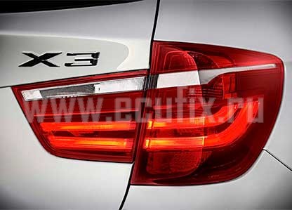 Ремонт LED фонарей BMW X3 F25