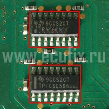 Микросхема TPIC6C596